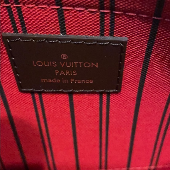 NWT Louis Vuitton Neverfull Pouchette/wristlet - Picture 7 of 12